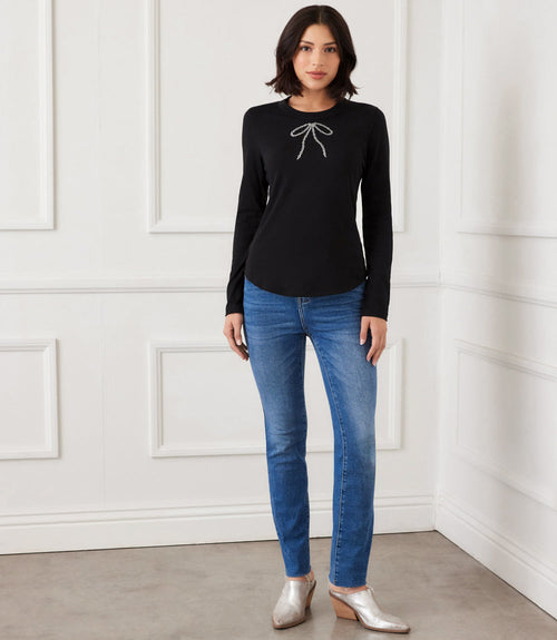 The “Embellished Bow” Top