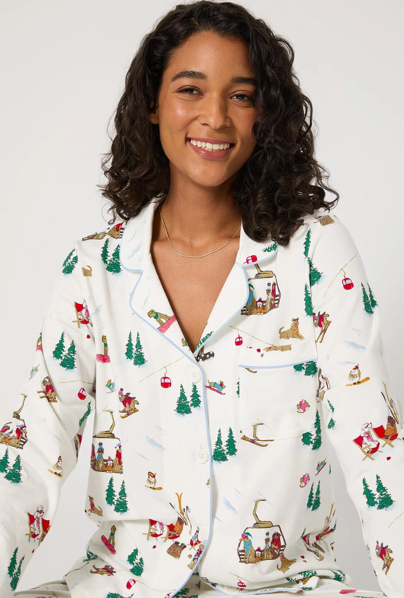 The "Ski Pups" Classic Jammies by BedHead