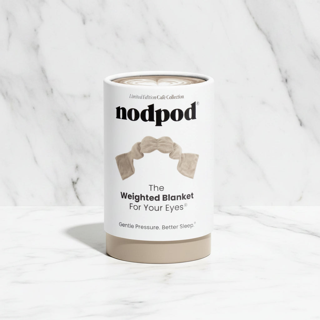 The "Weighted Sleep Mask" by nodpod