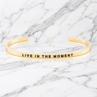 The "Live in the Moment" Bracelet by MantraBand