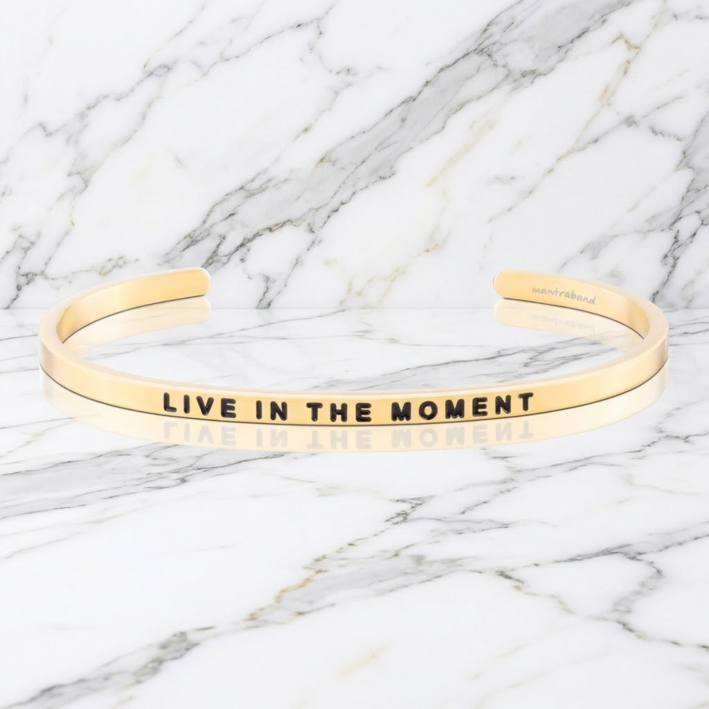 The "Live in the Moment" Bracelet by MantraBand