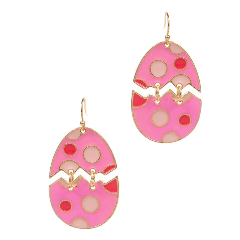The "Pink Easter Eggs' Earrings