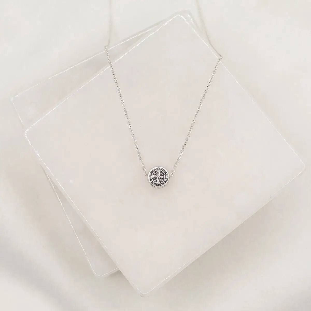 The "Benedictine Blessing" Necklace by My Saint My Hero