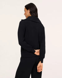 The "Very Black" SPANX AirEssentials® Half Zip by SPANX