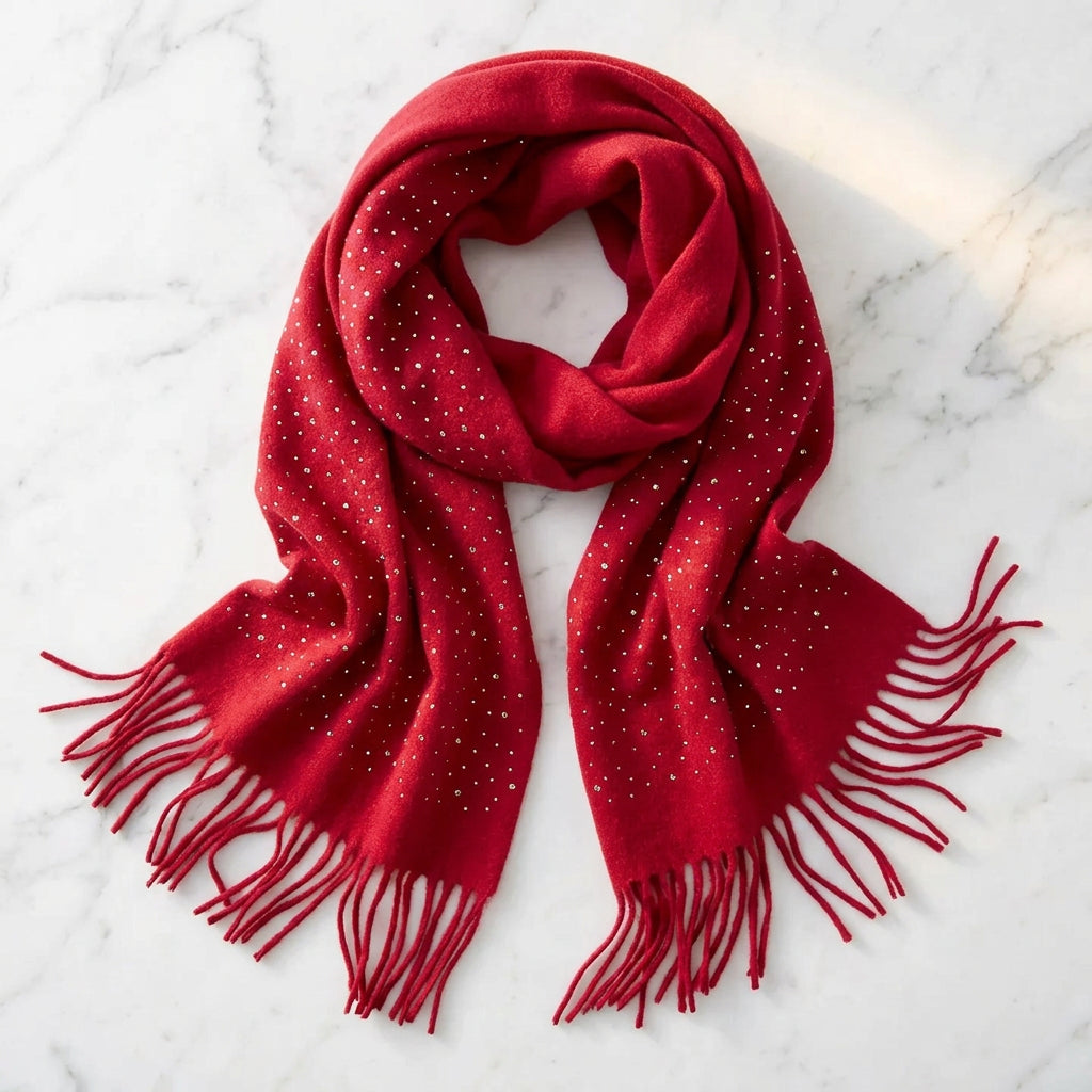 The "Ruby Red" Scarf