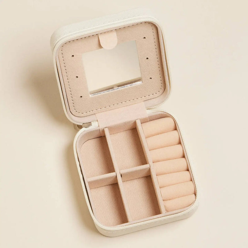 The "Pink Floral" Travel Jewelry Case