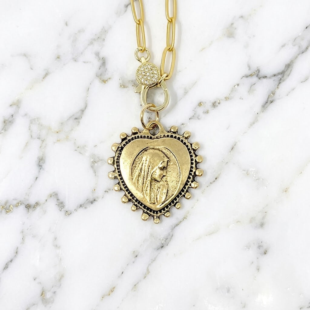 The "Heart of the Blessed Mother" Necklace