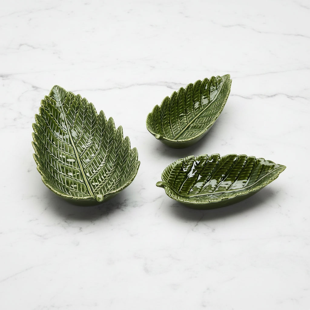 The "Fern Leaf" Tidbit Plates
