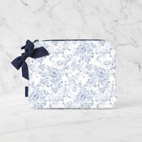 The "Navy Floral" Waterproof Pouch