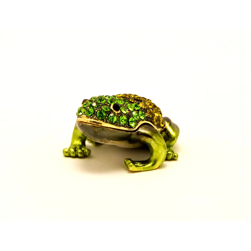 The "Swarovski Mini Frog" Trinket Box