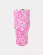 The "Penny's Playground" Large Stainless Steel Insulated Tumbler by Lilly Pulitzer
