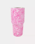 The "Penny's Playground" Large Stainless Steel Insulated Tumbler by Lilly Pulitzer