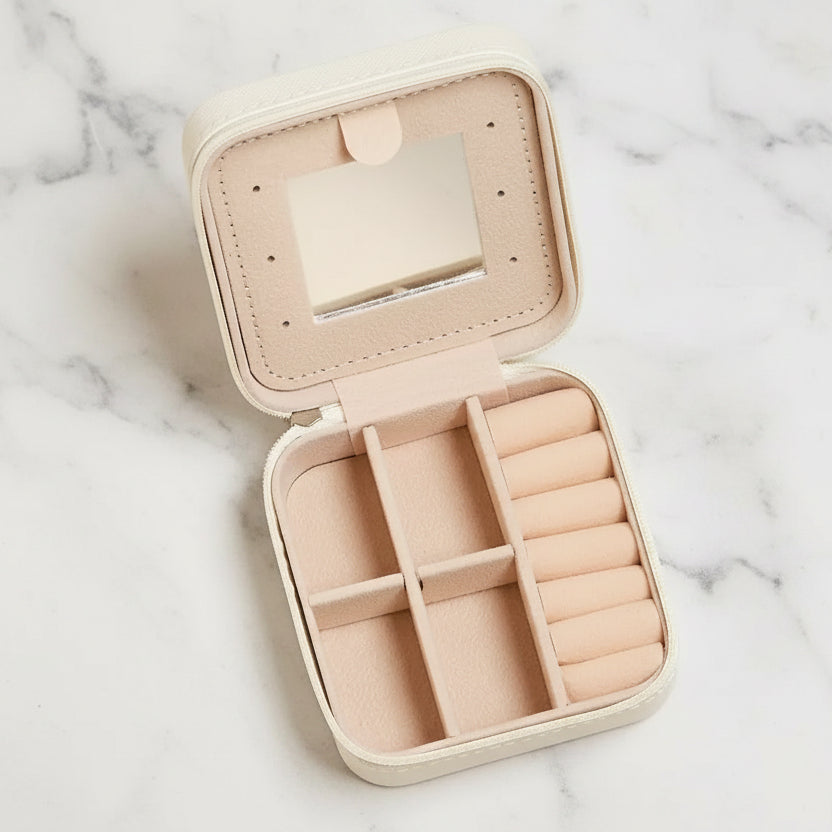 The "Floral" Travel Jewelry Case