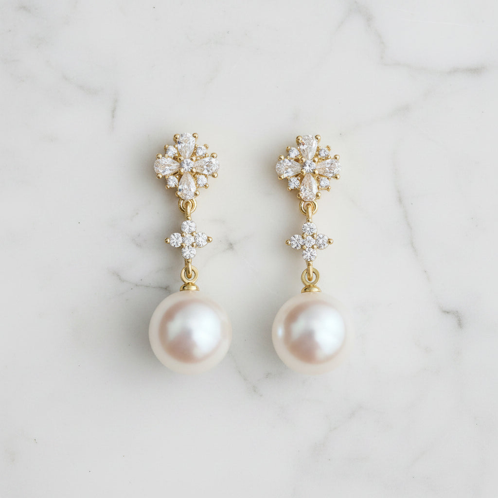 The "Starlight Cascade" Earrings