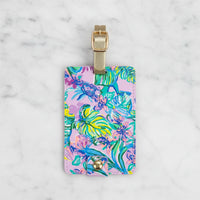 The "Mermaid in the Shade" Luggage Tag by Lilly Pulitzer