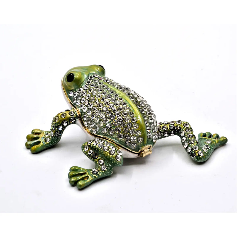 The "Swarovski Leap Frog" Trinket Box