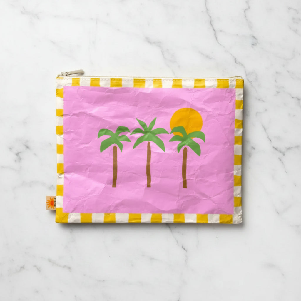 The "Palm Trees" Water Resistant Pouch