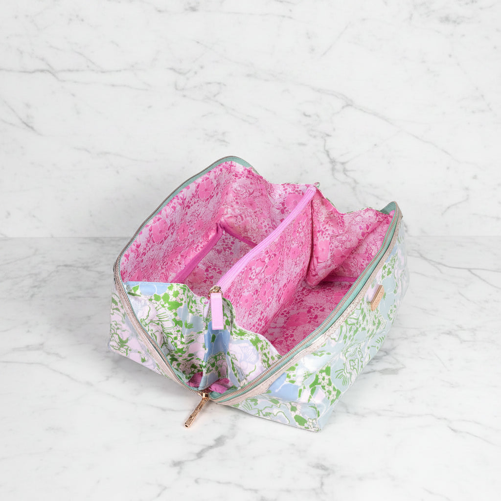 The "Mint Condition" Carryall Pouch by Lilly Pulitzer