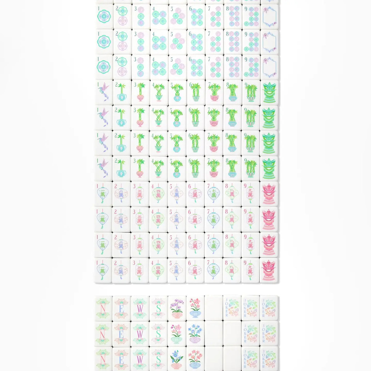 The "Moonlight" Mahjong Tiles by Oh My Mahjong