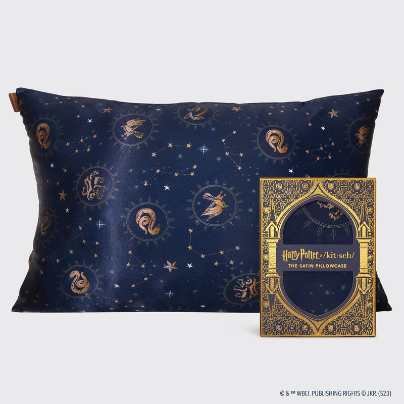 The "Harry Potter x Kitsch" Satin Pillowcase