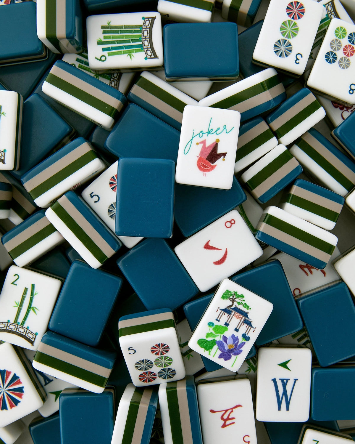 The "Gatsby" Mahjong Tiles by Oh My Mahjong