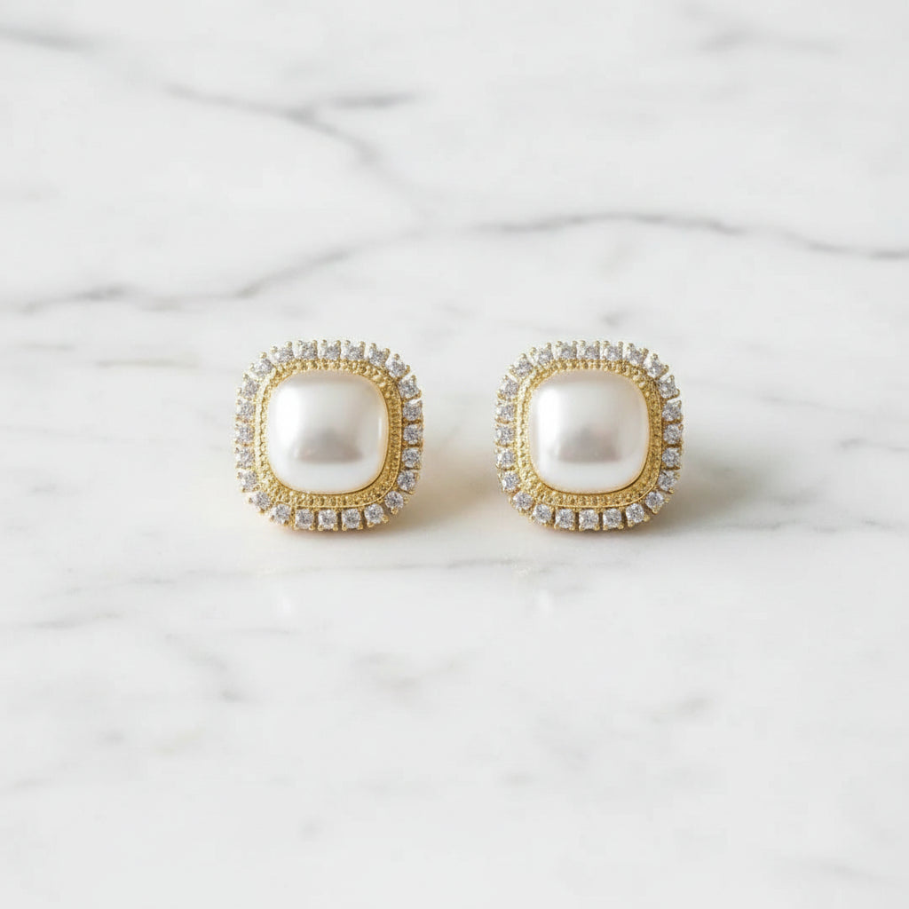 The "Radiant Square" Earrings