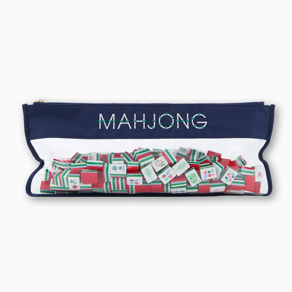 The "Mahjong" Zippered Tile Bag by Oh My Mahjong