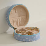 The "Blue Floral" Travel Jewelry Case