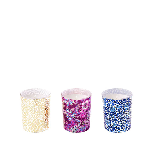 The "Assorted Candle" Votive Set by Lilly Pulitzer