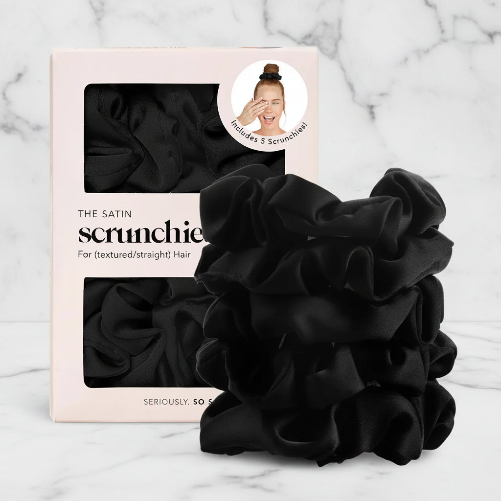 The "Satin Sleep Scrunchies" by Kitsch