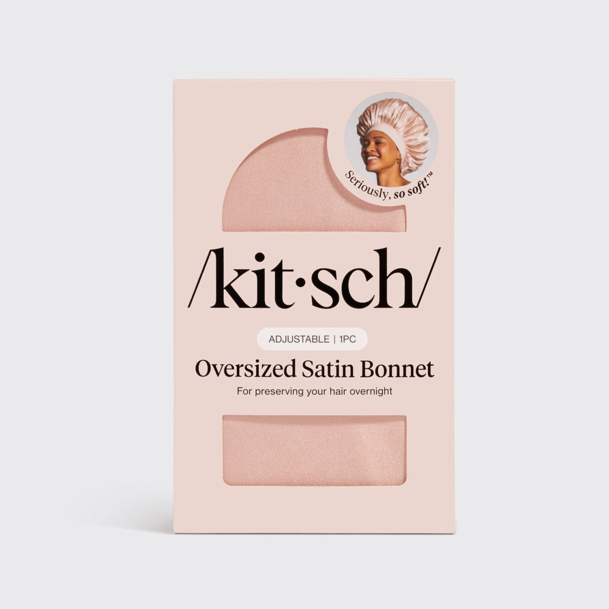 Kitsch Oversized Satin Bonnet packaging