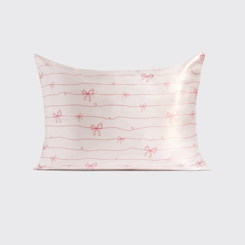 The "Holiday Bows" Satin Pillowcase