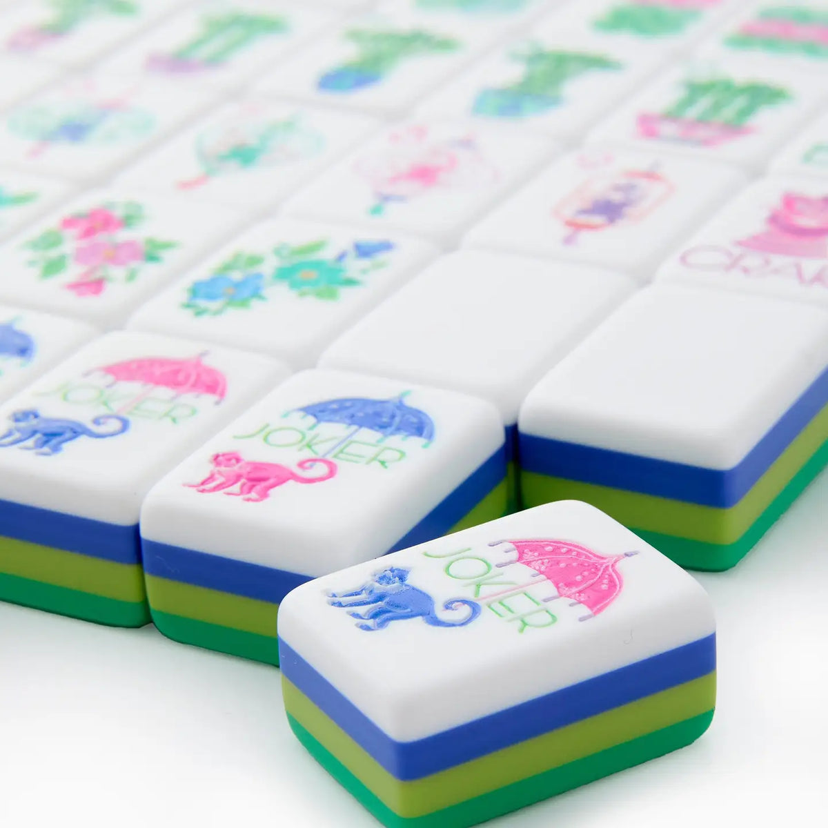 The "Jasmine" Mahjong Tiles by Oh My Mahjong