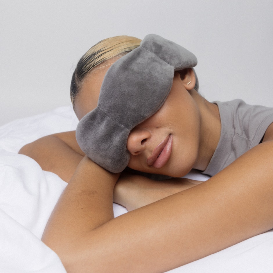 The "Weighted Sleep Mask" by nodpod