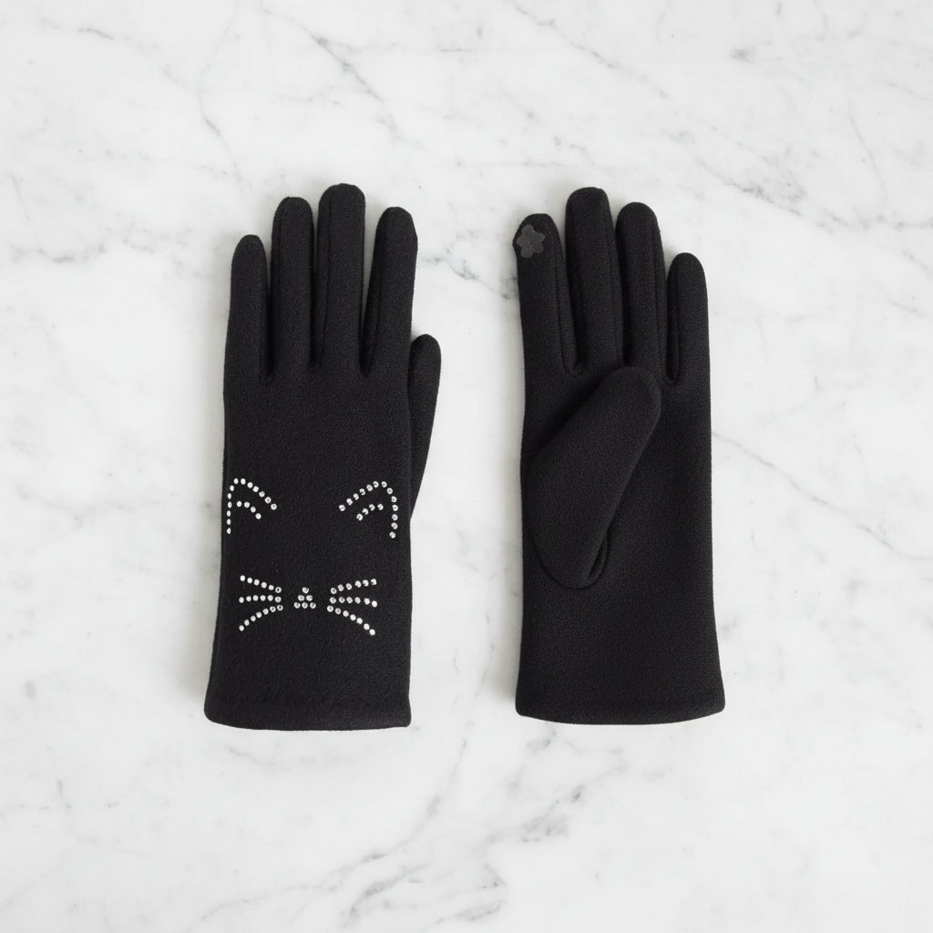 The "Kitty Kat" Touchscreen Gloves