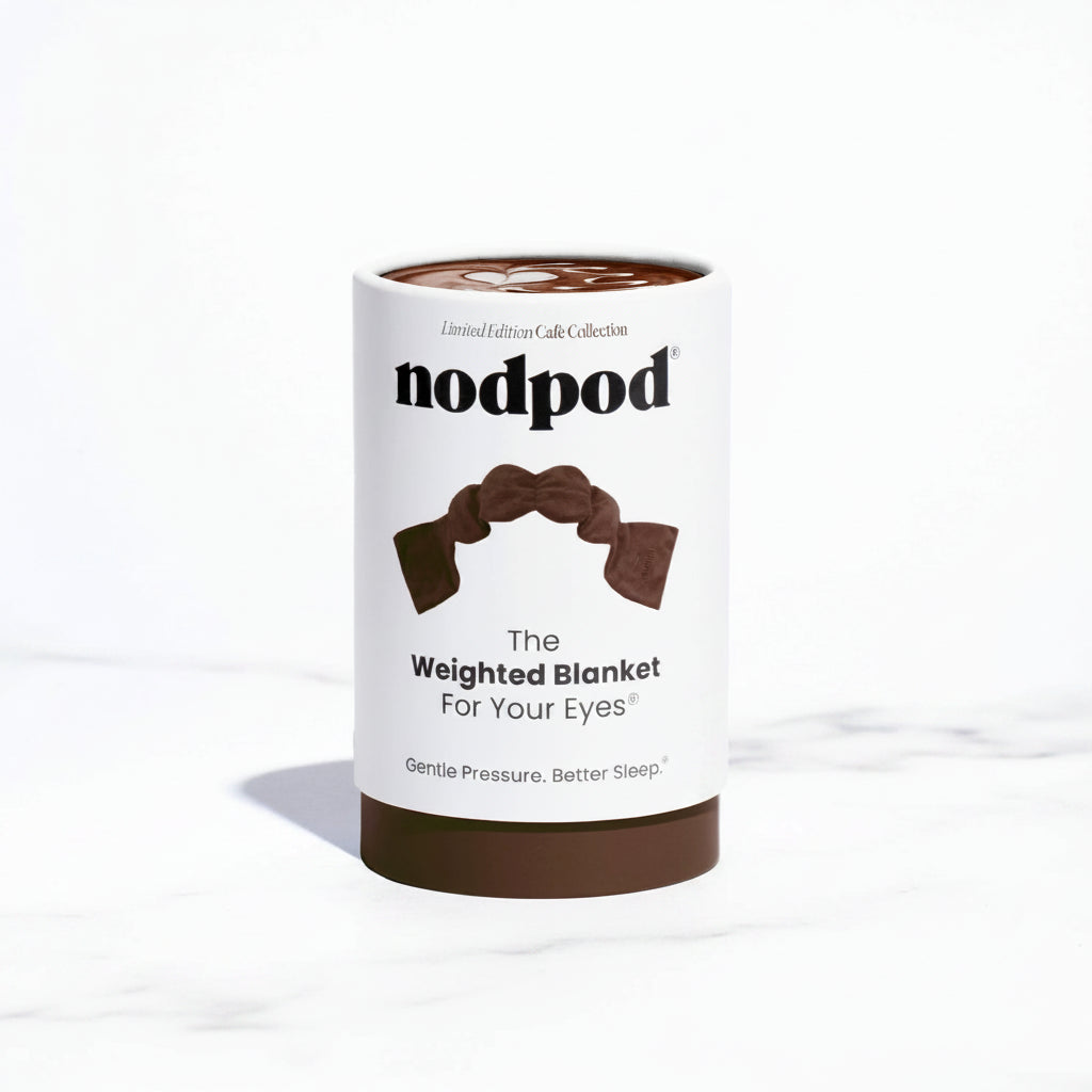 The "Weighted Sleep Mask" by nodpod