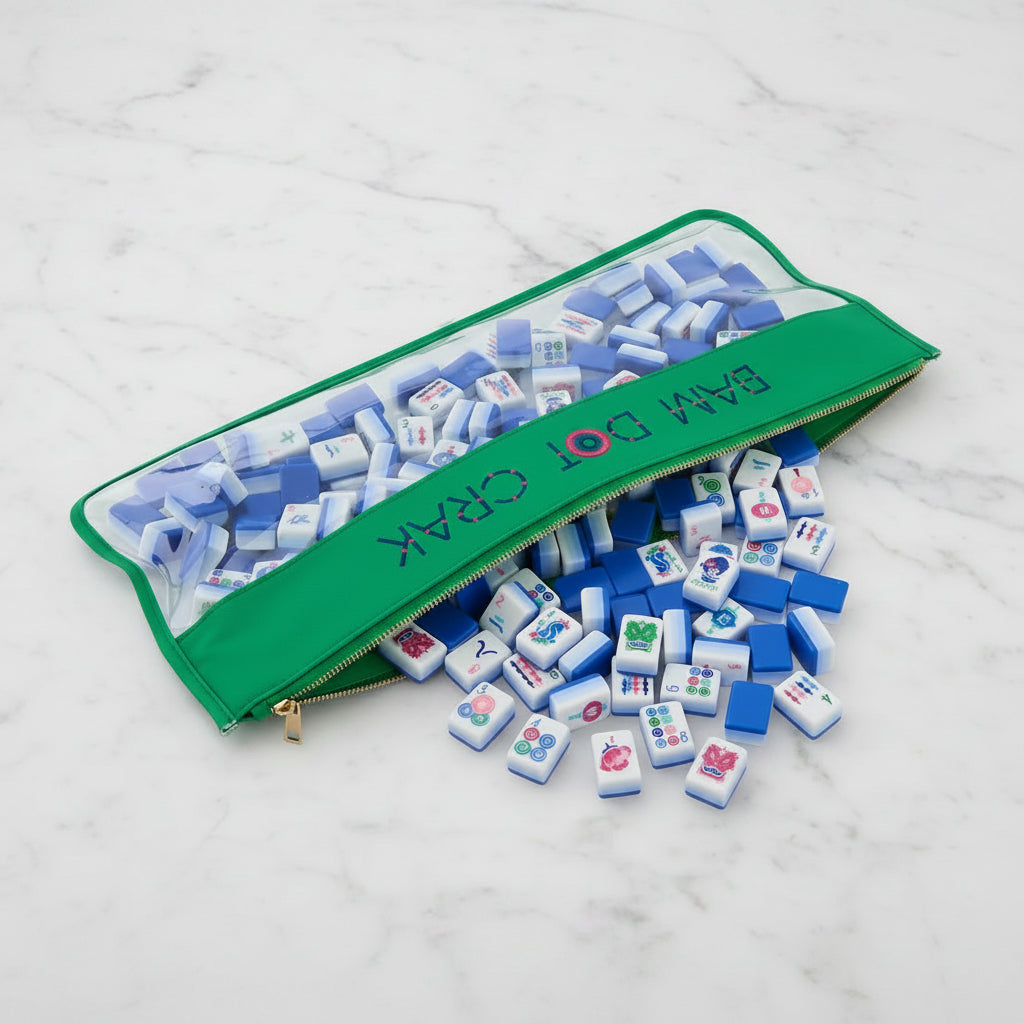 The "Mahjong" Zippered Tile Bag by Oh My Mahjong