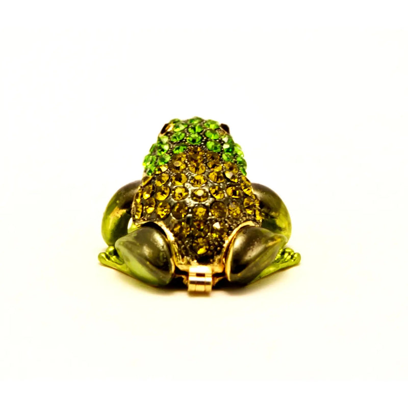 The "Swarovski Mini Frog" Trinket Box