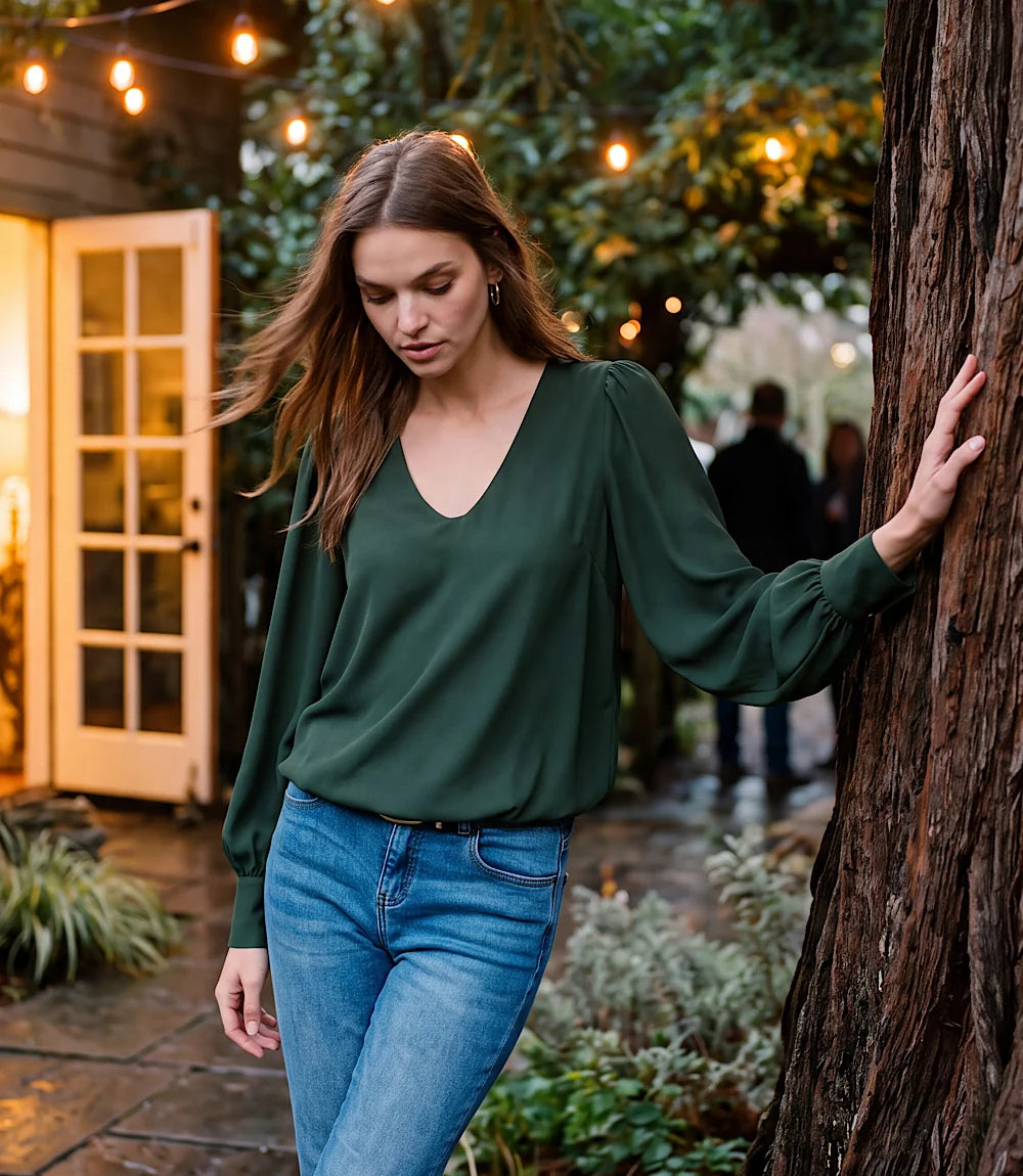 The "Pine" Puff Sleeve