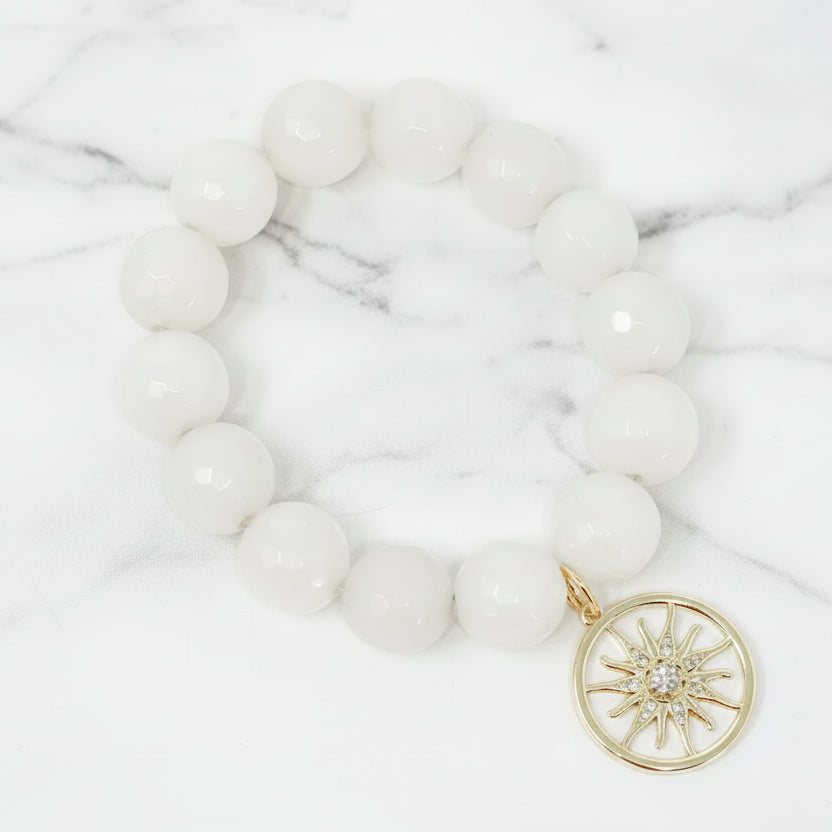The "Mother of Pearl Sun" Bracelet