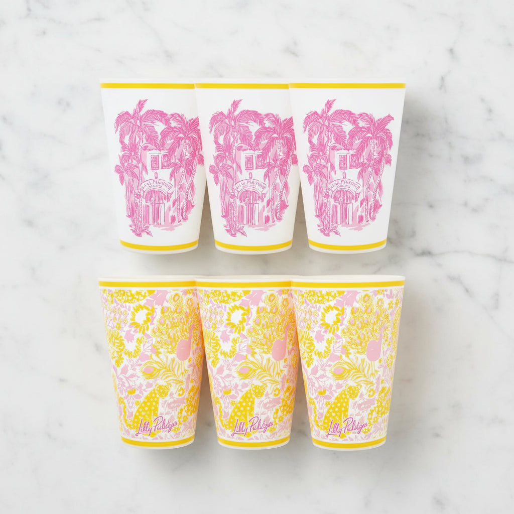 The "Pool Cups" by Lilly Pulitzer