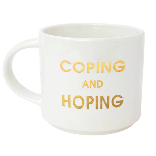 The "Coping and Hoping" Mug