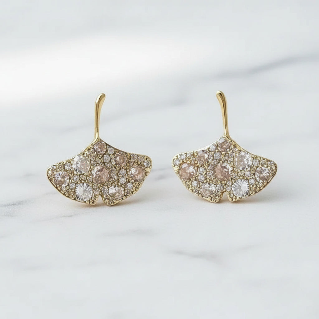 The "Flutter Leaf" Earrings