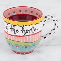 The "Mom is the Heart of the Home" Mug