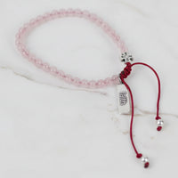 The "Jesus Prayer Rope" Rose Quartz by My Saint My Hero