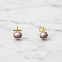 The "Petite +Sweet Pebble Pearls Baby" Earrings by CC & Co Catherine Canino