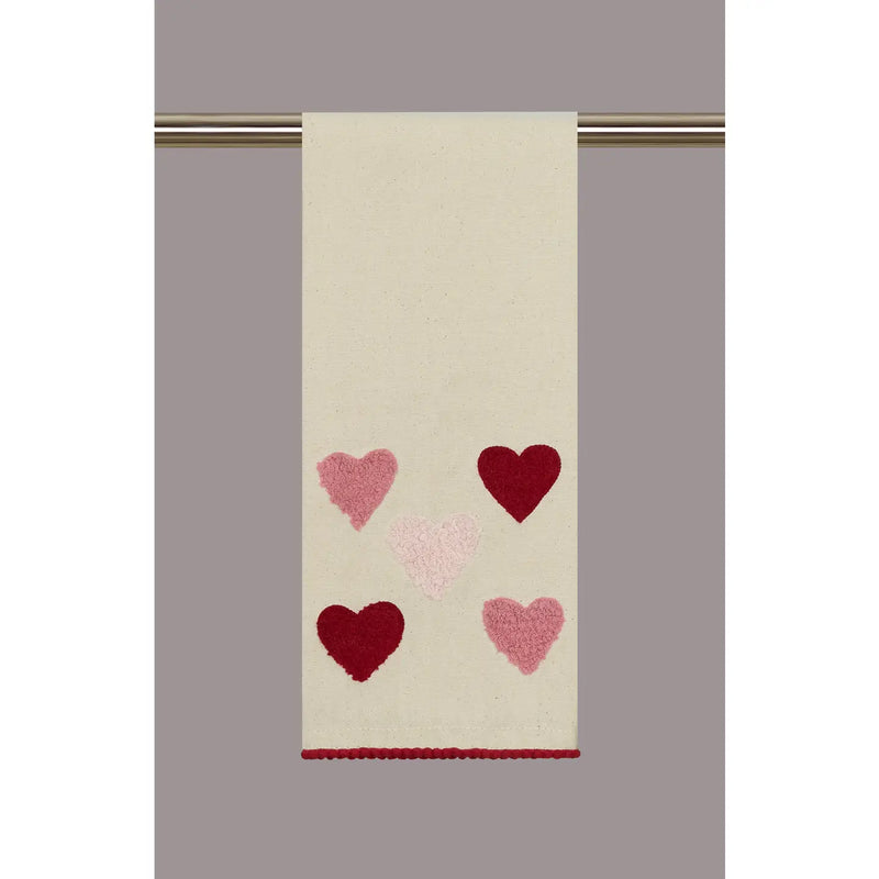 The "Hearts" Decorative Towel