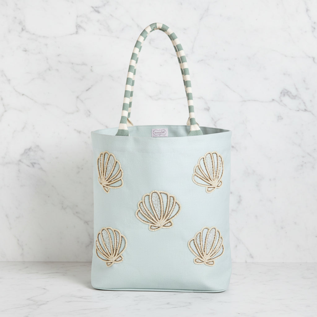 The "Beaded Coastal" Tote