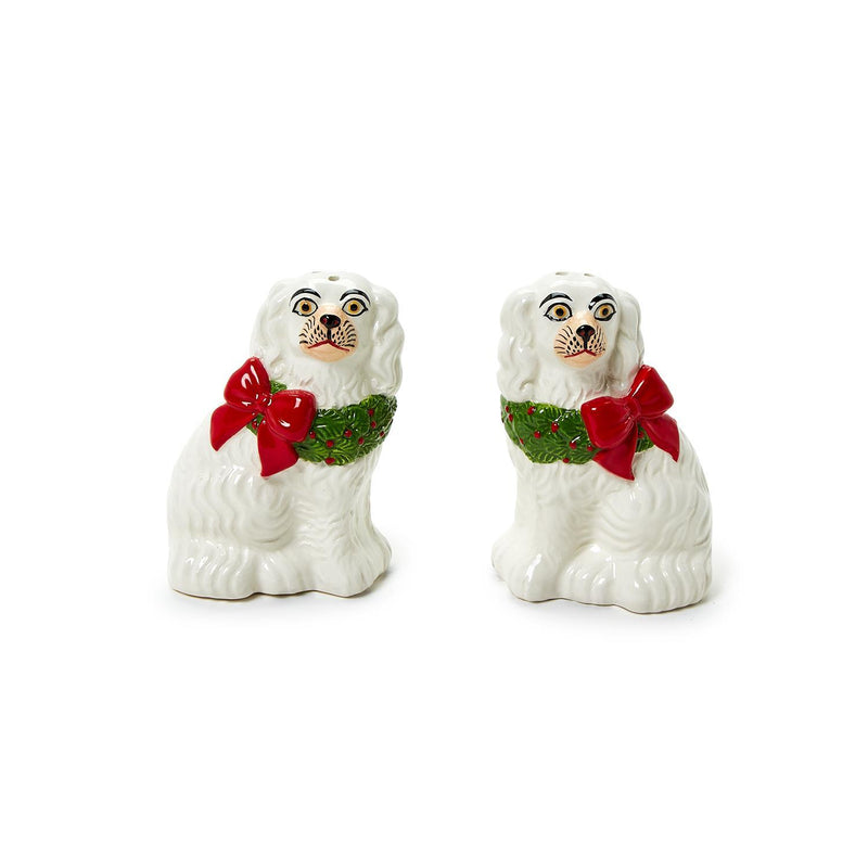 The "Holiday Hounds" Salt and Pepper Shakers