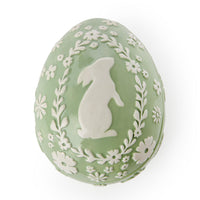 The "Whimsy Bunny" Ceramic Egg